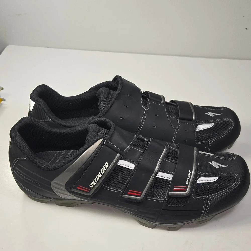 Specialized‎ Sport MTB Mens Cycling Shoes Black Size EU 46 US 12.25 611E-4346